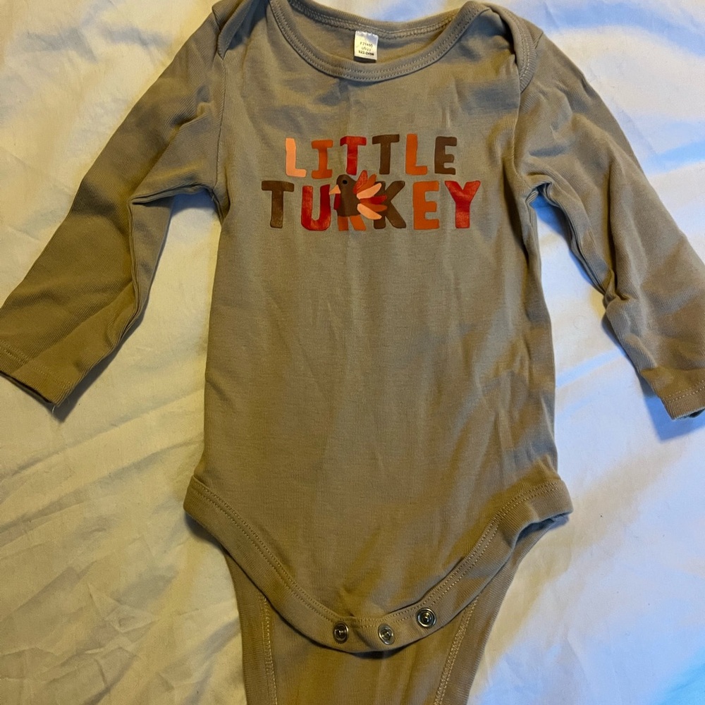 Okie Dokie Thanksgiving Baby Bodysuit